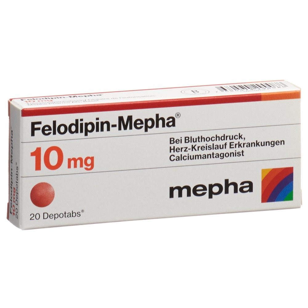 FELODIPINE Mepha 10 mg, image principale