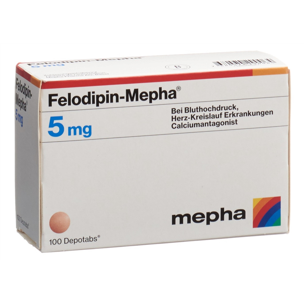 FELODIPINE Mepha 5 mg, image principale