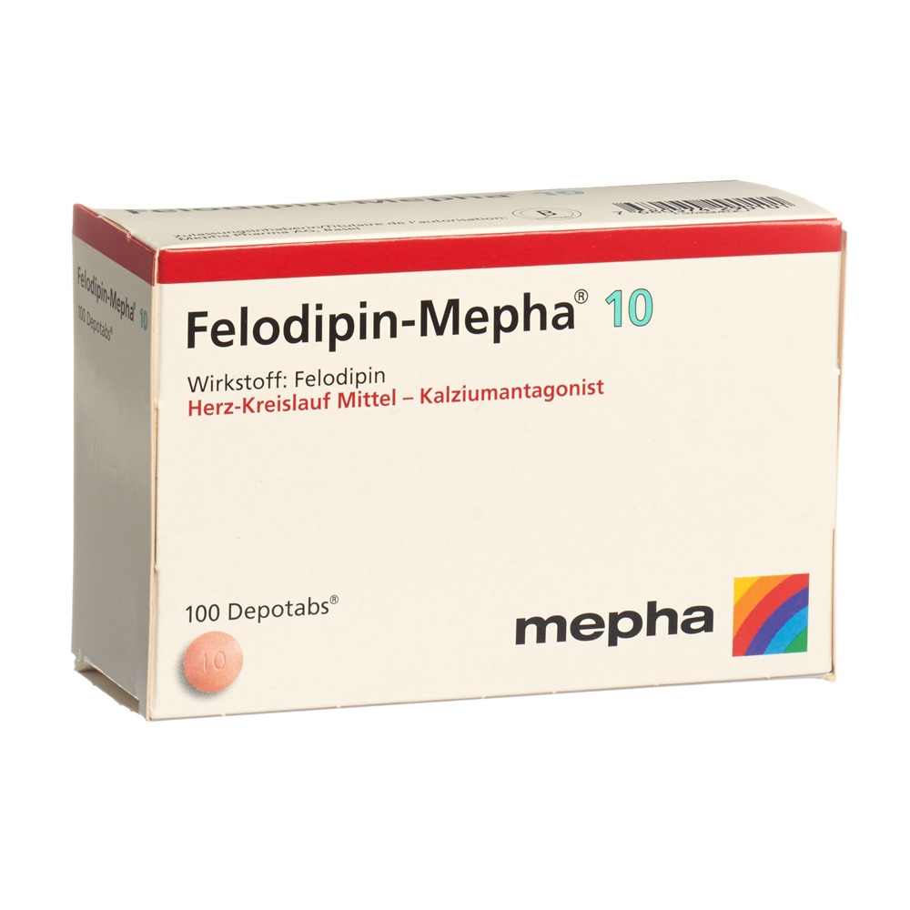 FELODIPINE Mepha 10 mg, Hauptbild