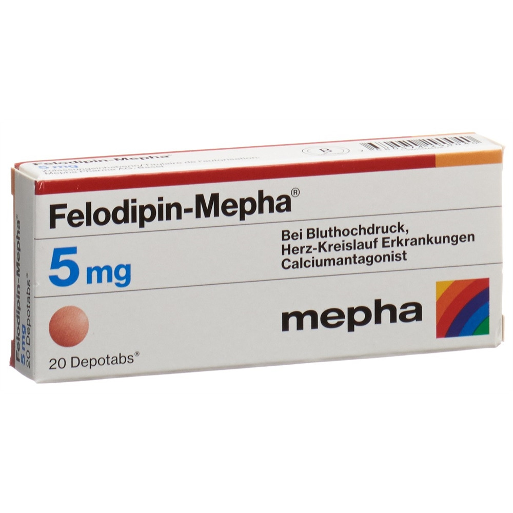 FELODIPINE Mepha 5 mg, Hauptbild