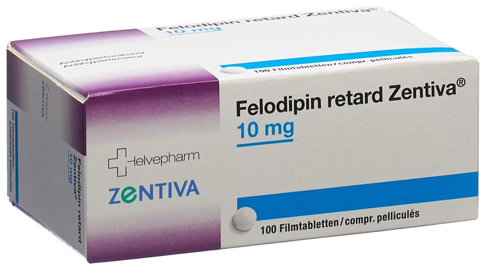 FELODIPINE retard Zentiva 10 mg, Hauptbild