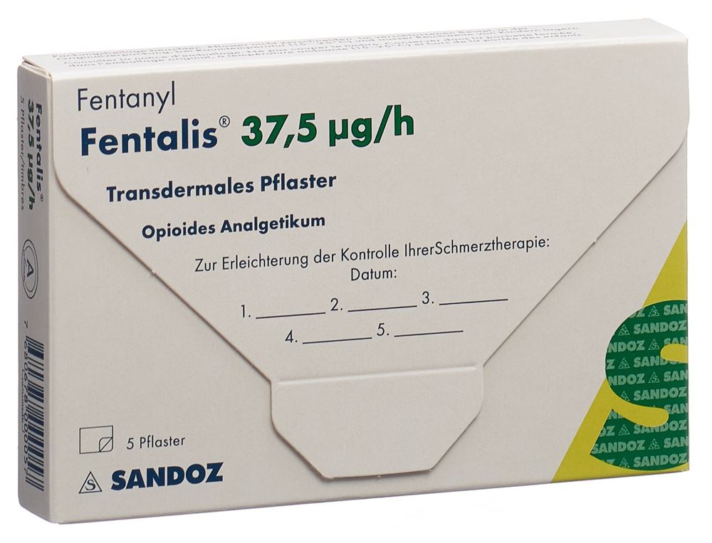 FENTALIS Matrixpfl 37.5 mcg/h Btl 5 Stk, Hauptbild