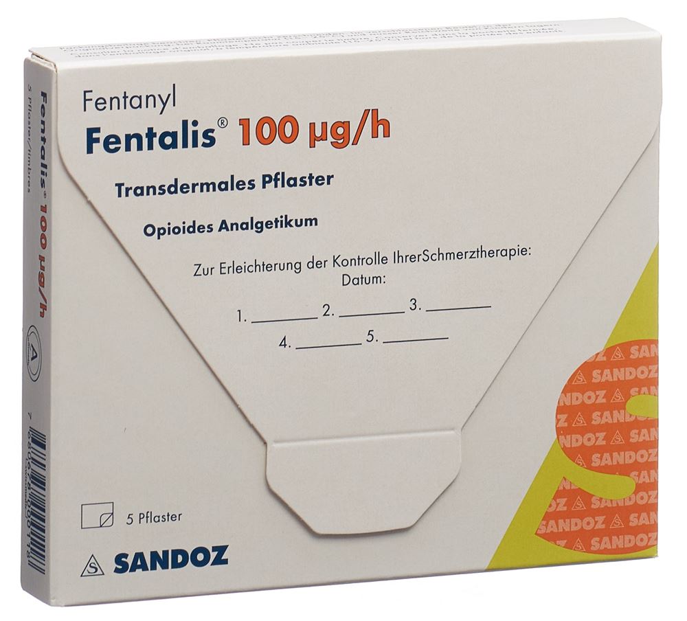 FENTALIS patchs mat 100 mcg/h sach 5 pce, image principale