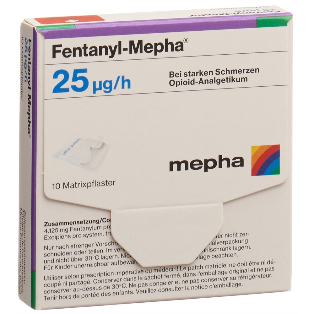 FENTANYL Mepha 25 mcg/h, Hauptbild