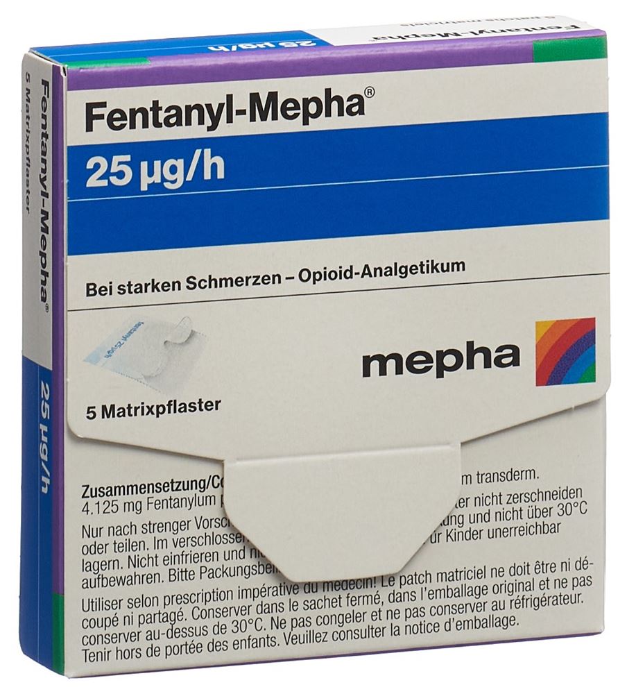 FENTANYL Mepha 25 mcg/h, Hauptbild