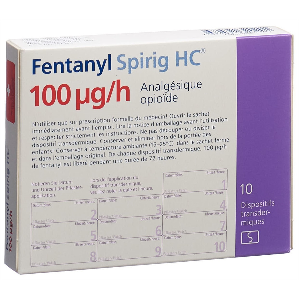 FENTANYL Spirig HC 100 mcg/h, image 2 sur 2