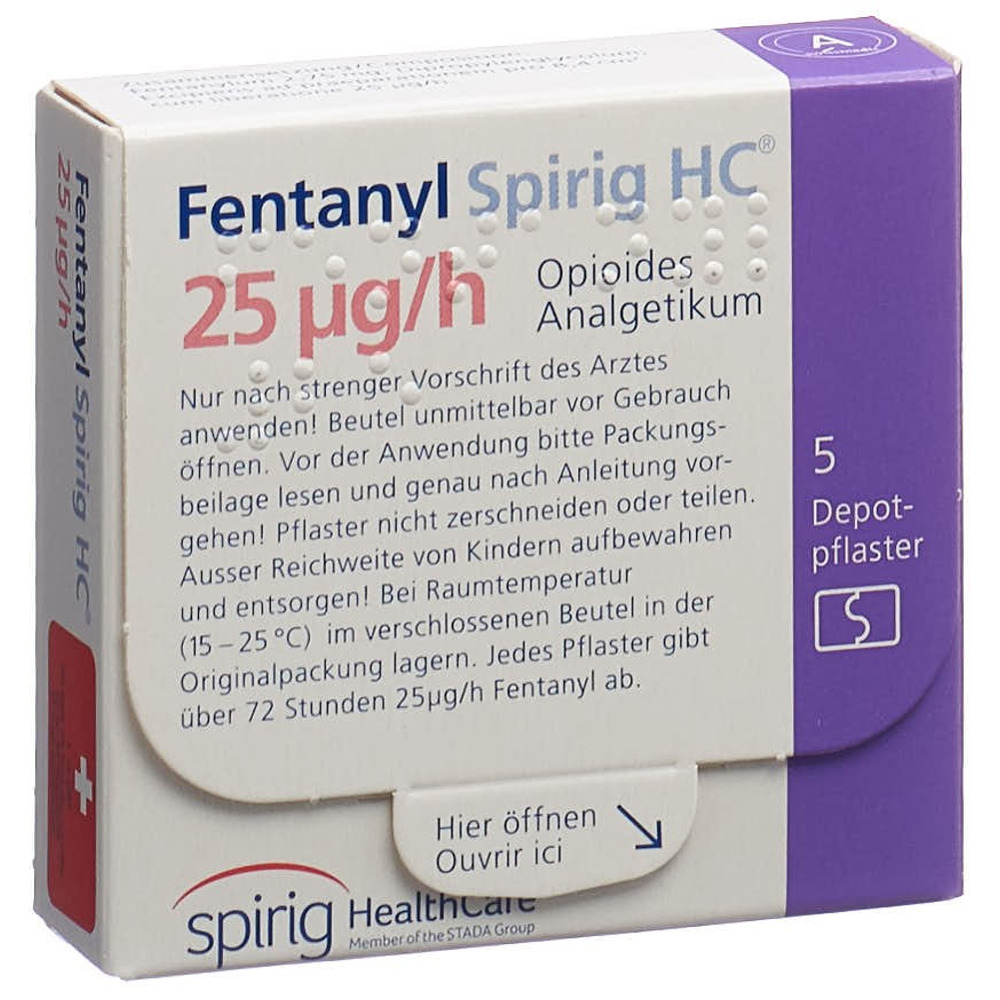 FENTANYL Spirig HC 25 mcg/h, Hauptbild