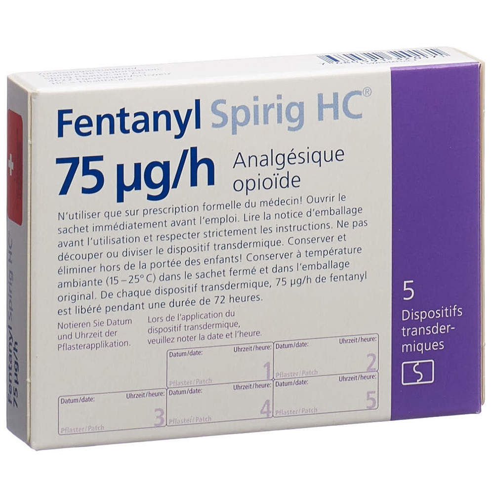 FENTANYL Spirig HC 75 mcg/h, image 2 sur 2