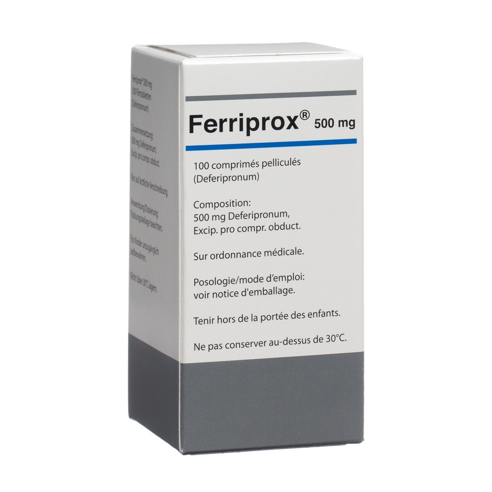 FERRIPROX cpr pell 500 mg bte 100 pce, image 2 sur 2