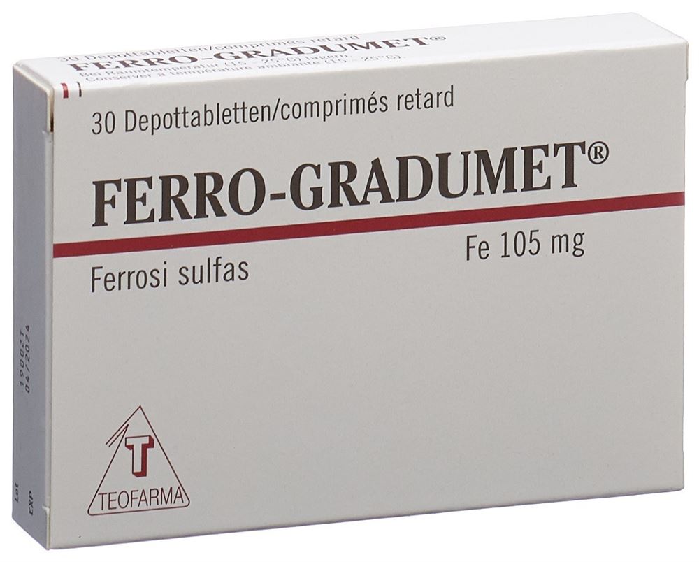 FERRO-GRADUMET Depottabl Blist 30 Stk