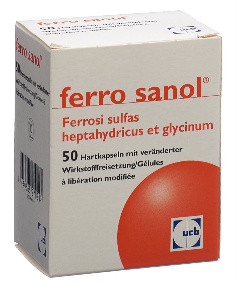 FERRO SANOL Hartkapseln mit veränderter Wirkstofffreisetzung 100 mg