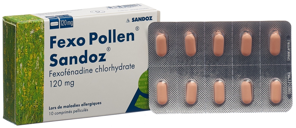 FEXO POLLEN Sandoz 120 mg, image 3 sur 4