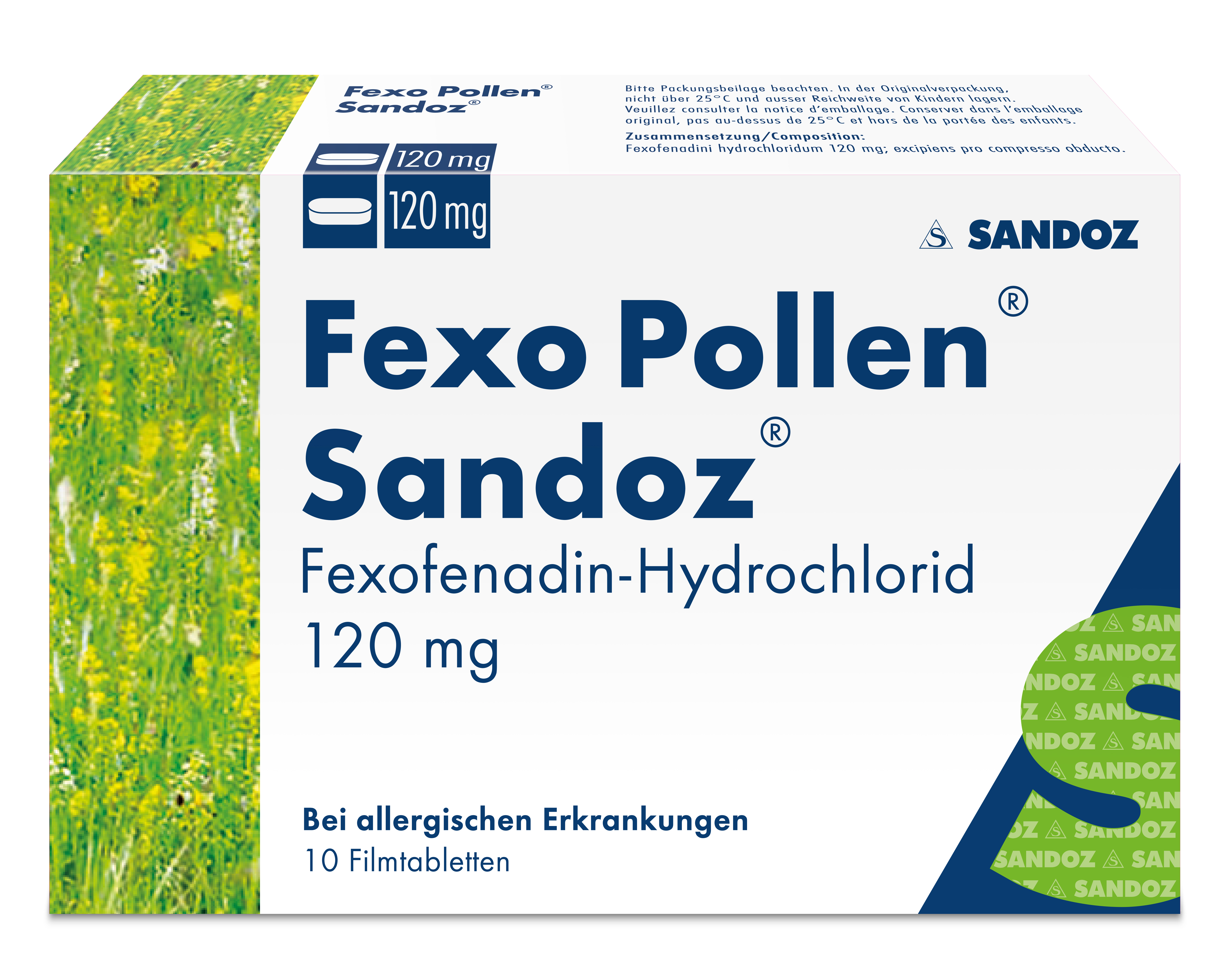 FEXO POLLEN Sandoz 120 mg, image principale