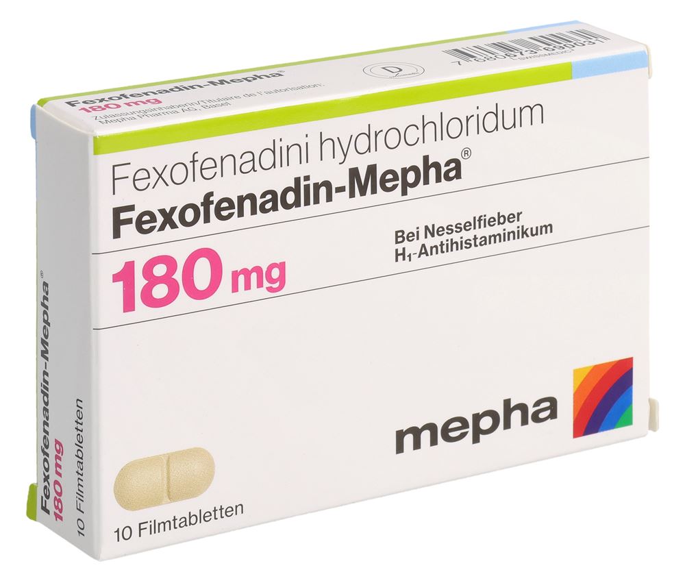 FEXOFENADINE Mepha 180 mg, Hauptbild