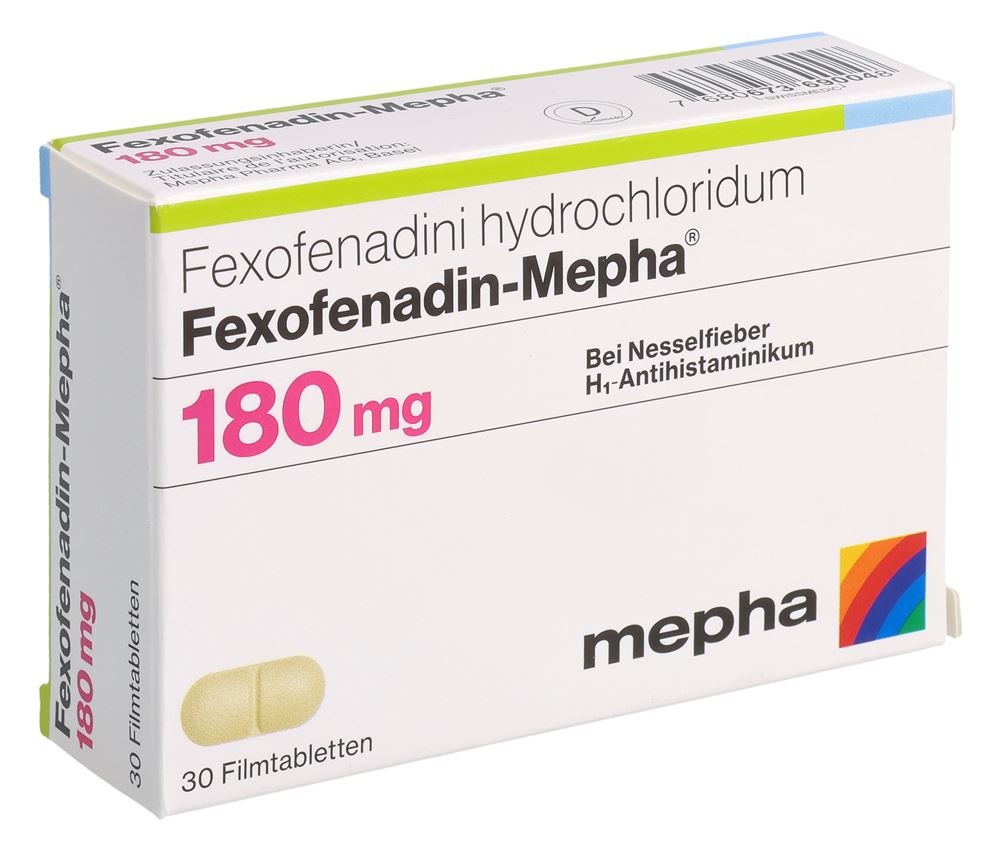 Fexofenadin-Mepha Mepha 180 mg, Hauptbild