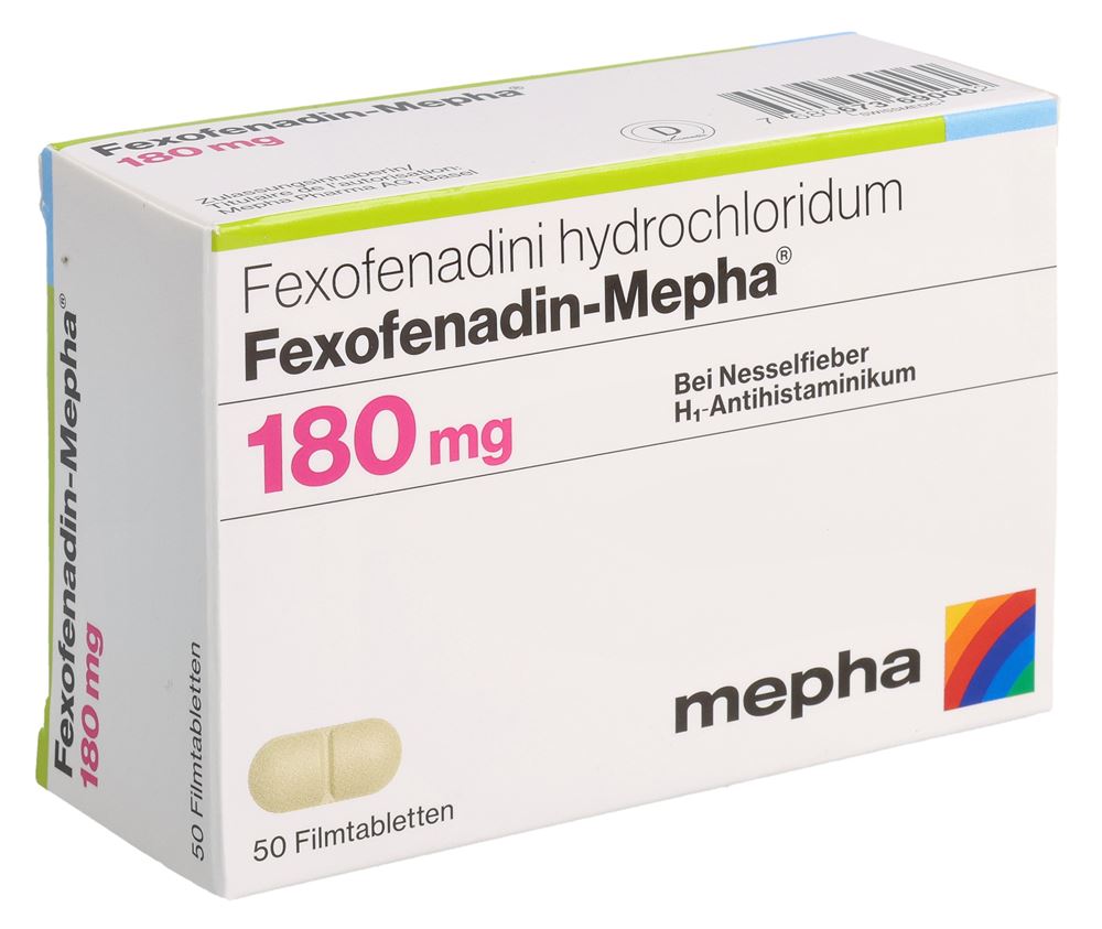 FEXOFENADINE Mepha 180 mg, Hauptbild