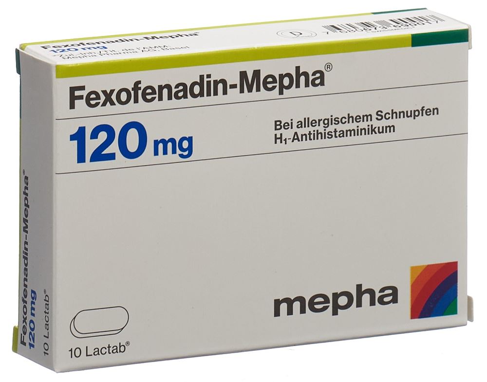 FEXOFENADINE Mepha 120 mg, image principale