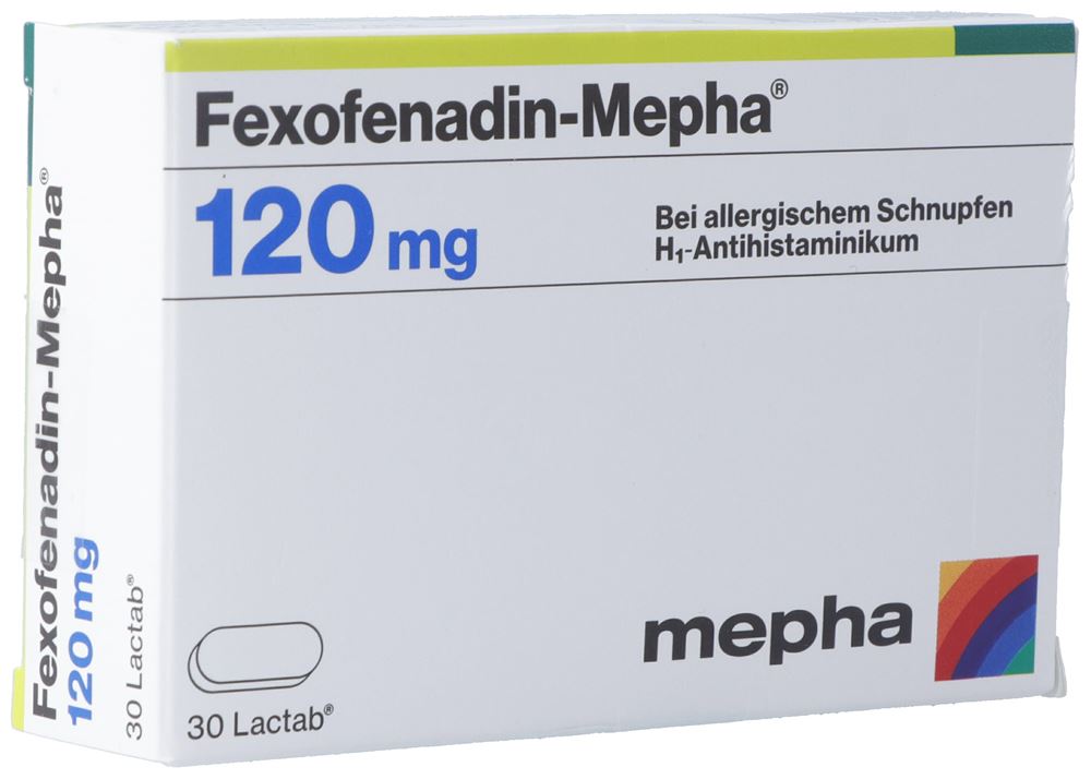 FEXOFENADINE Mepha 120 mg, Hauptbild