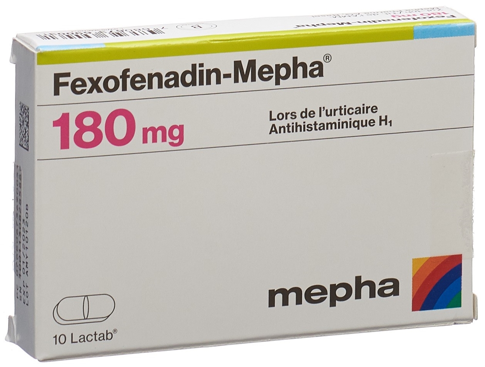 FEXOFENADINE Mepha 180 mg, image 2 sur 2