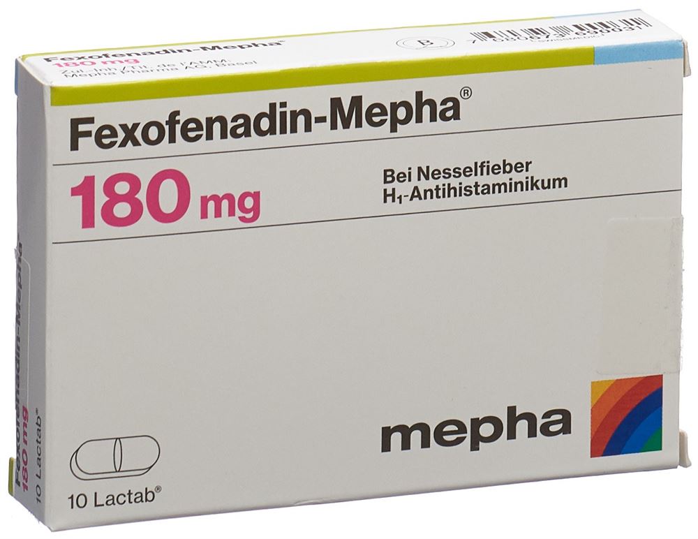 FEXOFENADINE Mepha 180 mg, Hauptbild