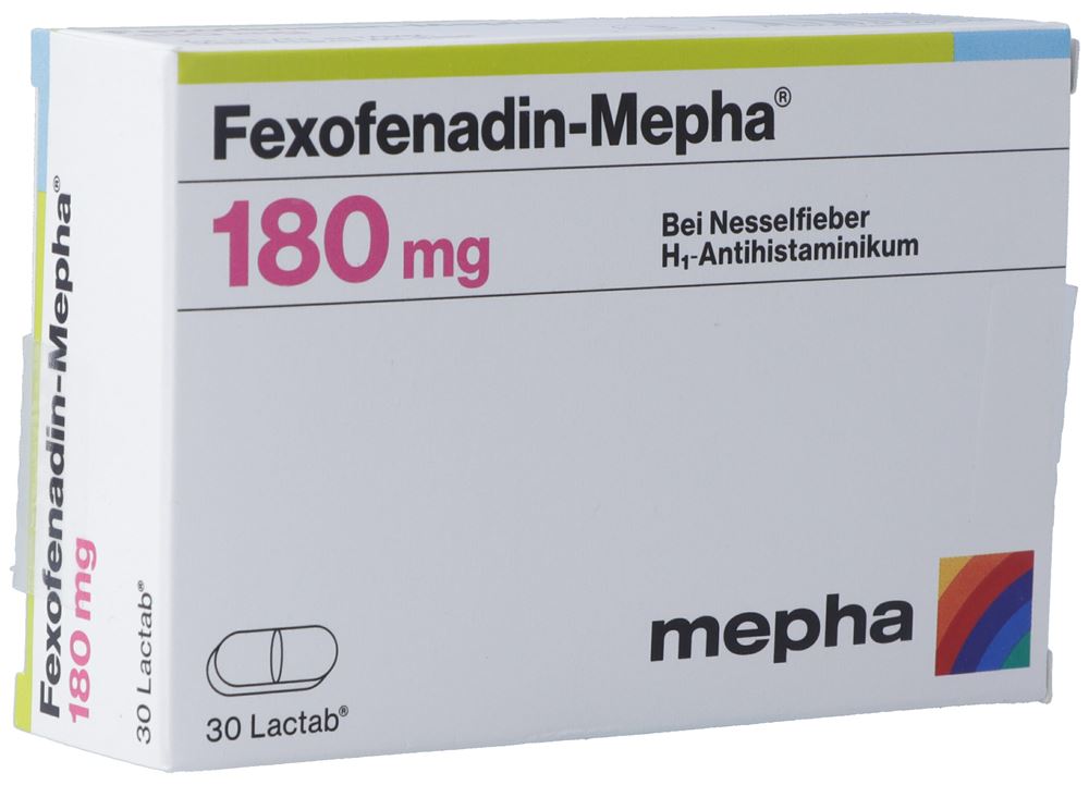 FEXOFENADINE Mepha 180 mg, image principale