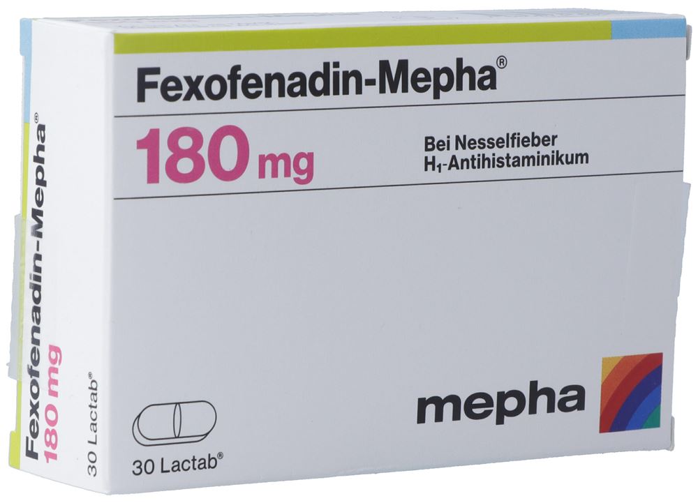 FEXOFENADINE Mepha 180 mg, Hauptbild