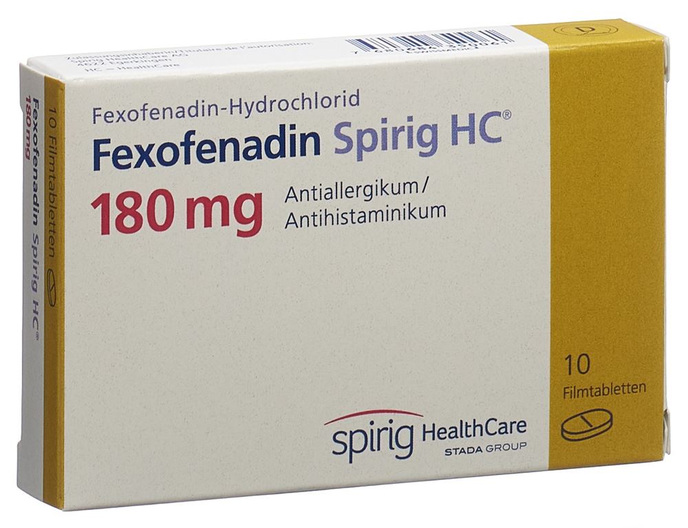 FEXOFENADINE Spirig HC 180 mg, Hauptbild