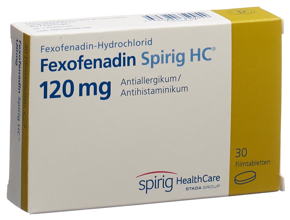 FEXOFENADINE Spirig HC 120 mg, image principale