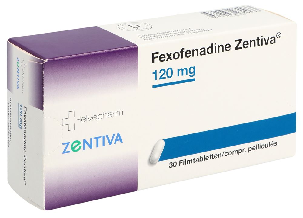 FEXOFENADINE Zentiva 120 mg