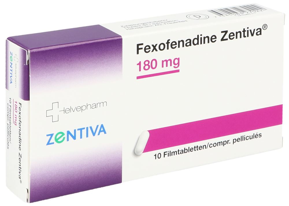 FEXOFENADINE Zentiva 180 mg