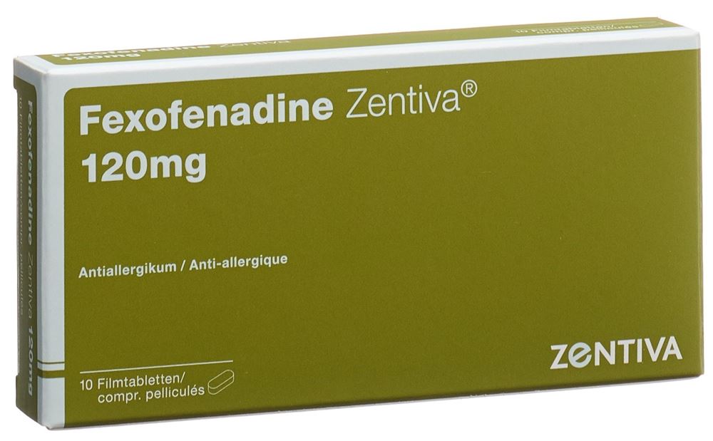 FEXOFENADINE Zentiva 120 mg, Hauptbild FEXOFENADINE Zentiva 120 mg, Hauptbild