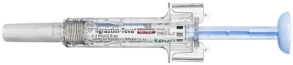 FILGRASTIM Teva 48 MIO E/0.8ML, Hauptbild FILGRASTIM Teva 48 MIO E/0.8ML, Hauptbild
