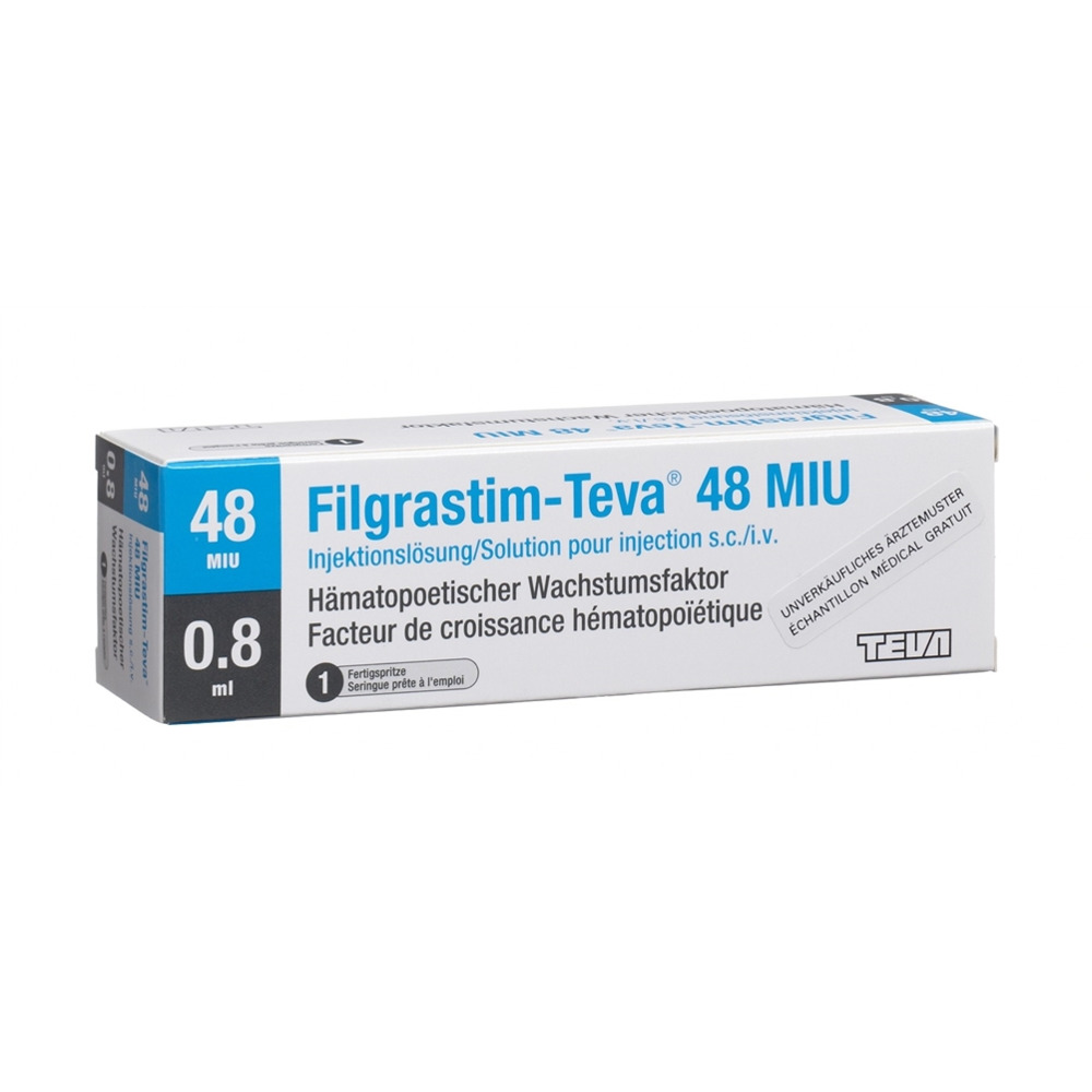 FILGRASTIM Teva 48 MIO E/0.8ML, Hauptbild