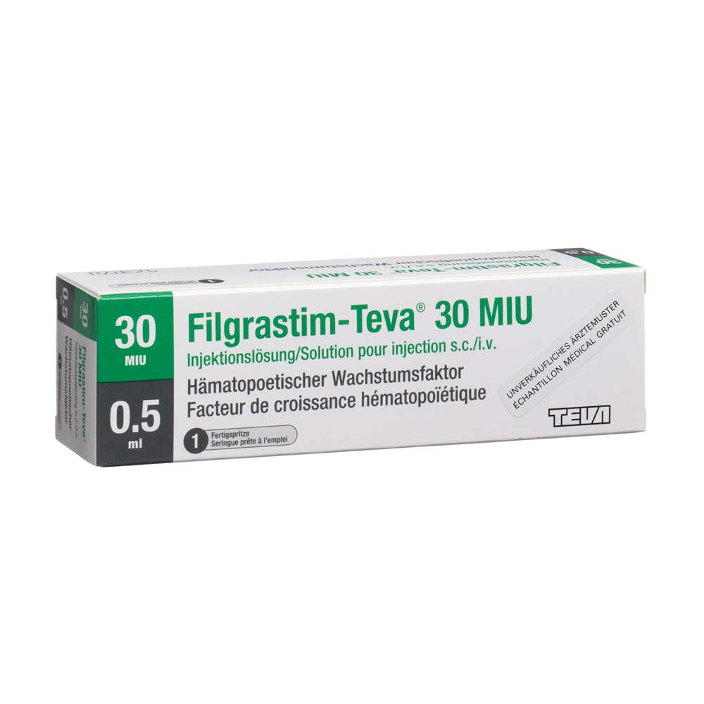 FILGRASTIM Teva 30 MIO E/0.5ML, Hauptbild