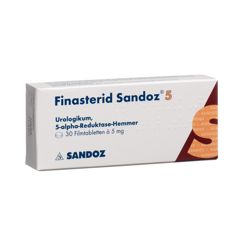 FINASTERIDE Sandoz 5 mg, Hauptbild