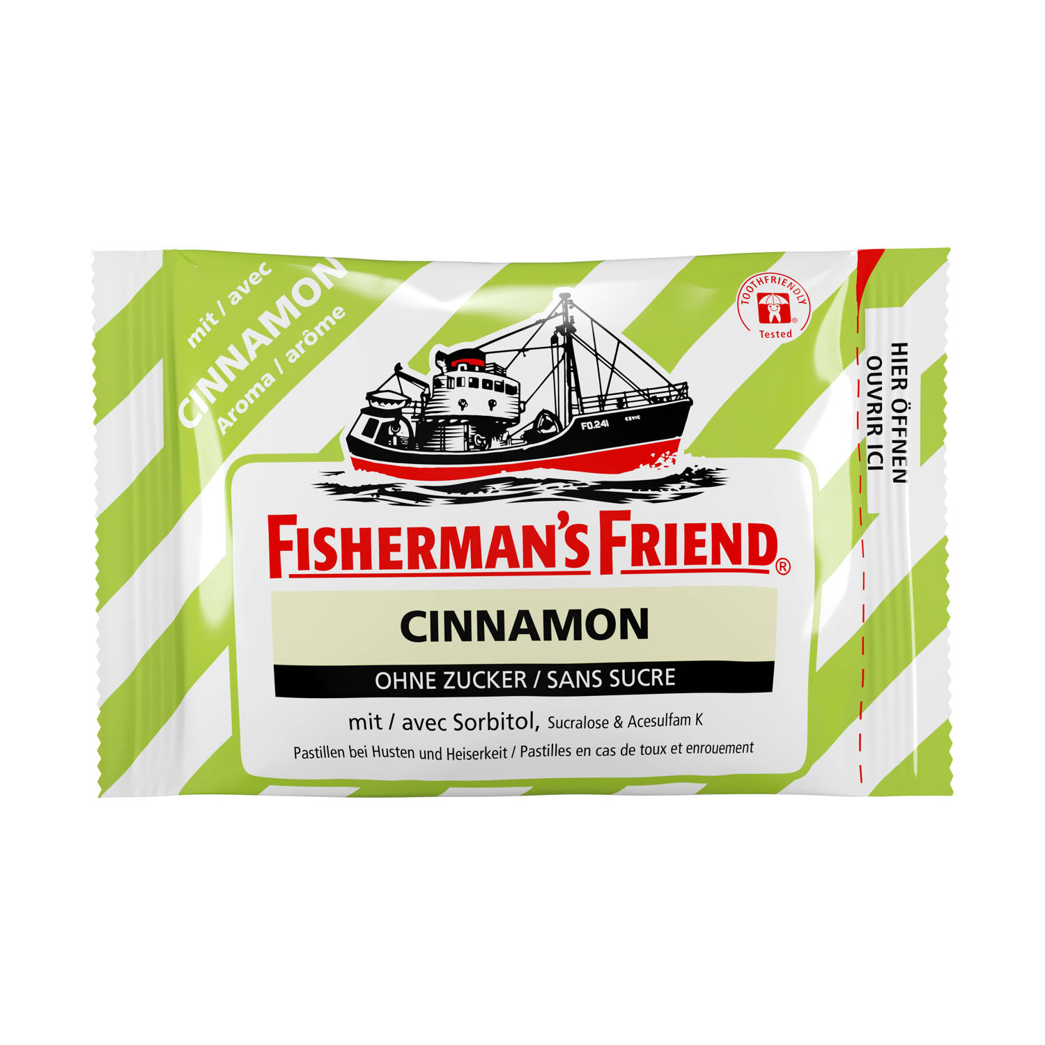 Fisherman's Friend Pastillen Cinnamon ohne Zucker Btl 25 g, Hauptbild