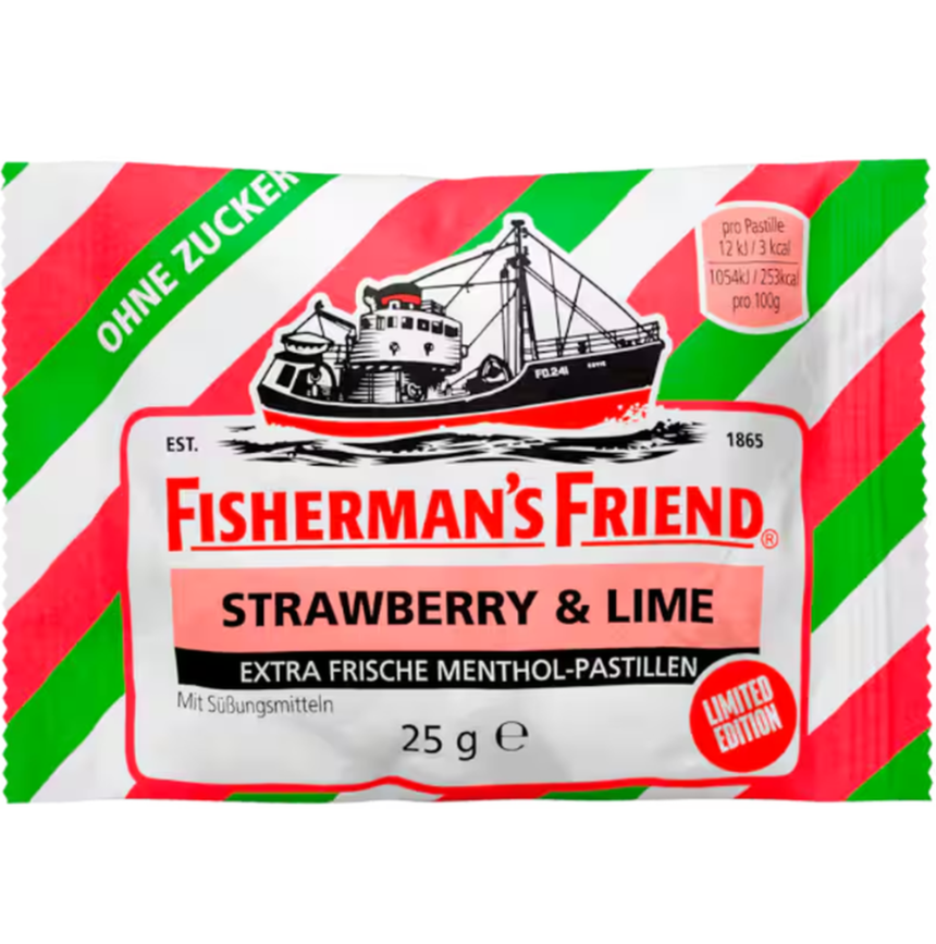 Fisherman's Friend Pastillen Strawberry & Lime ohne Zucker Btl 25 g