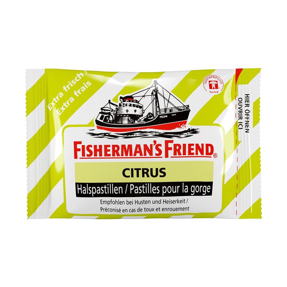 Fisherman's Friend pastilles citrus sans sucre sach 25 g