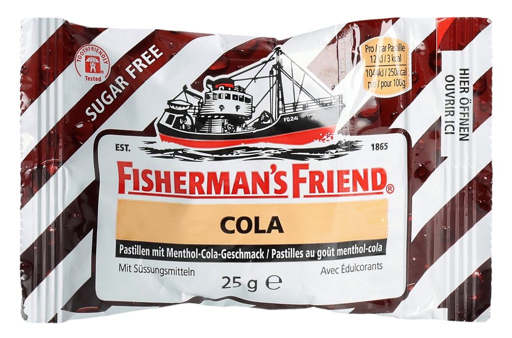 Fisherman's Friend pastilles cola sans sucre sach 25 g