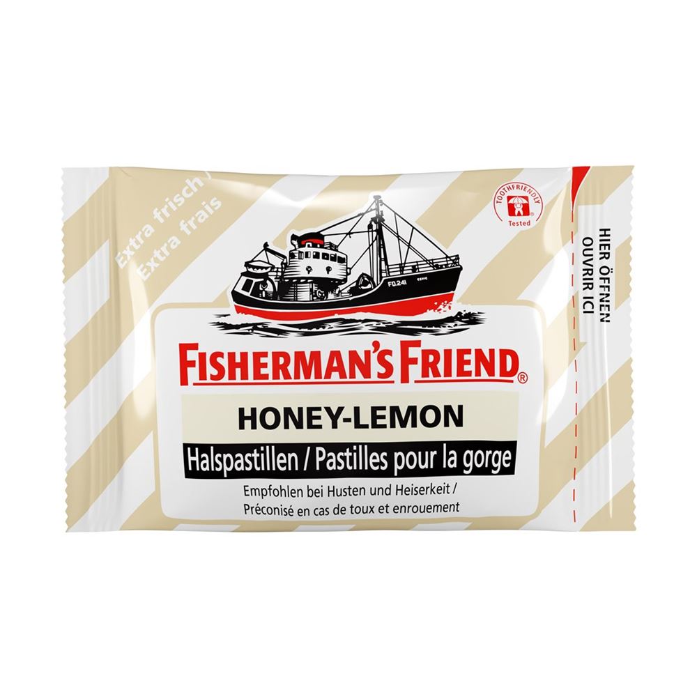 Fisherman's Friend pastilles miel-citron sans sucre sach 25 g, image principale