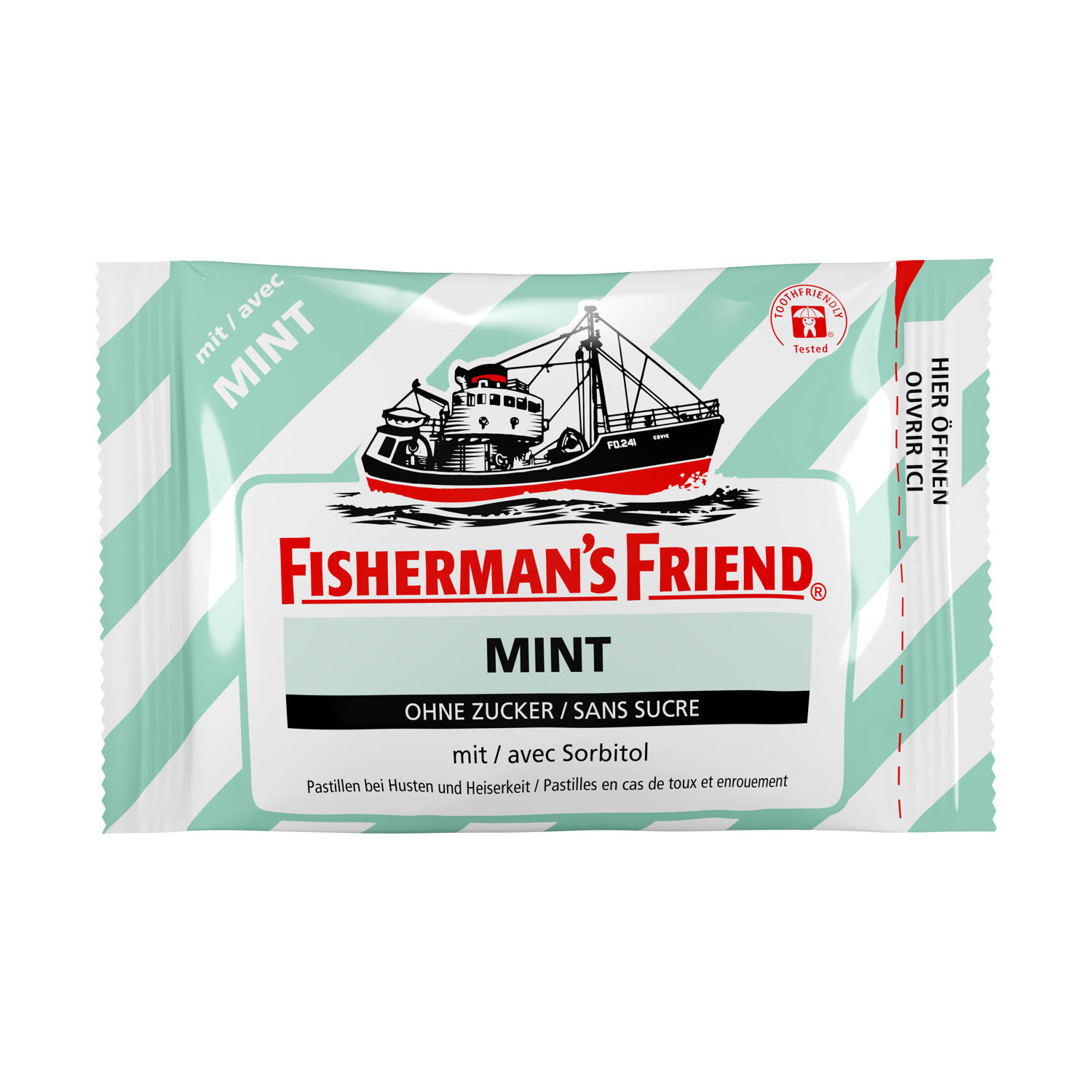 Fisherman's Friend pastilles mint sans sucre sach 25 g, image principale