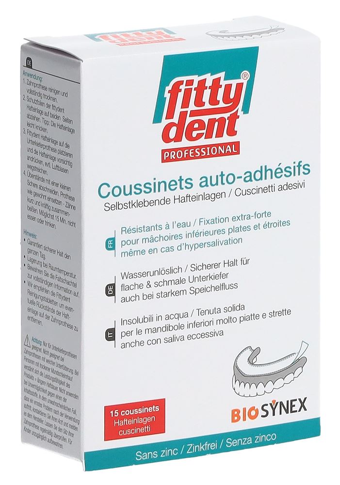 FITTYDENT Coussinets adhésifs