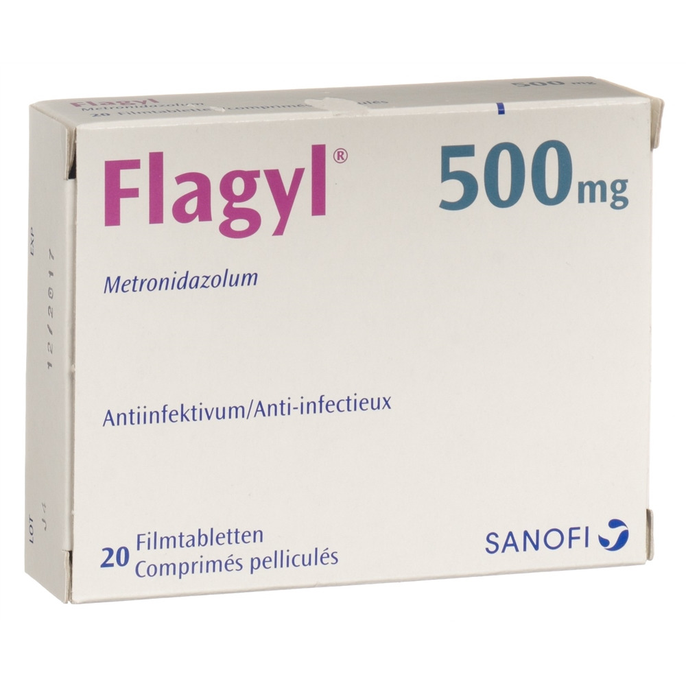 FLAGYL cpr pell 500 mg blist 20 pce, image principale