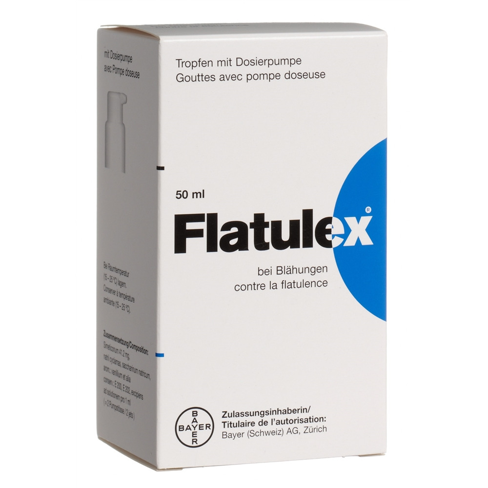 FLATULEX gouttes 41.2 mg/ml avec pompe doseuse fl 50 ml, image 2 sur 2