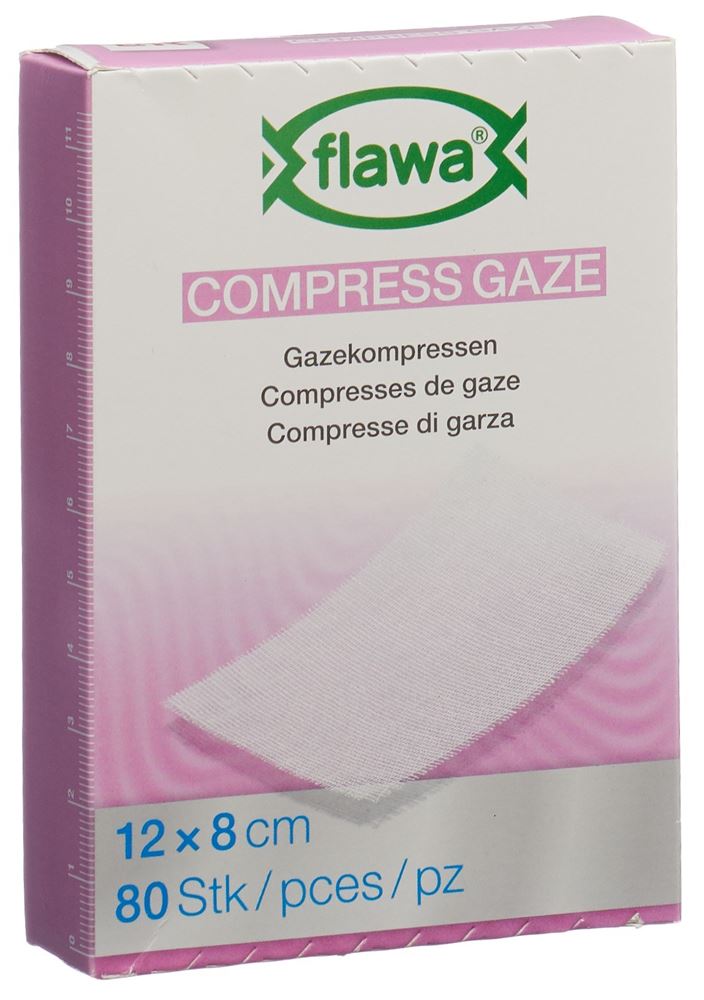 FLAWA compresse de gaze coupée