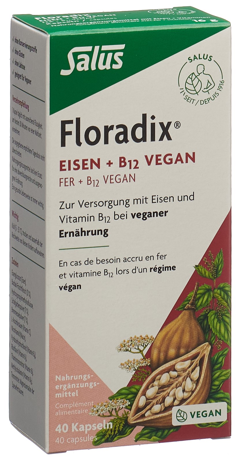 Floradix VEGAN Fer + vitamine B12, image principale