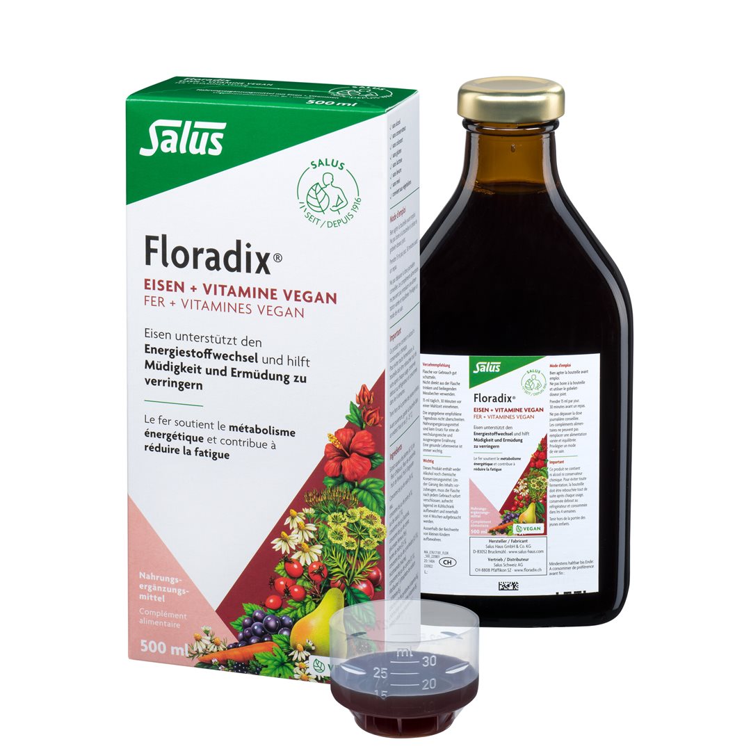 Floradix VEGAN Fer + vitamines