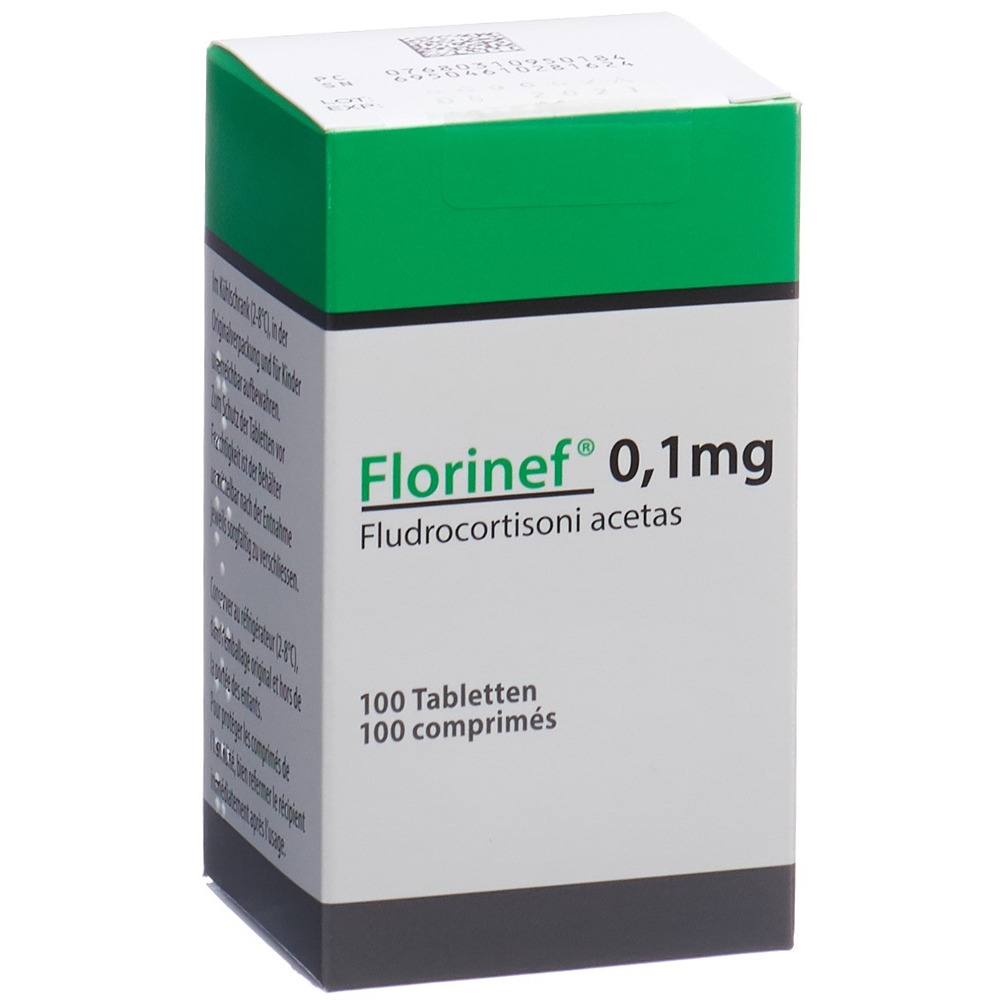 FLORINEF cpr 0.1 mg bte 100 pce, image principale