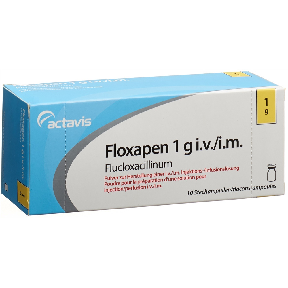 FLOXAPEN subst sèche 1 g flac 10 pce, image principale