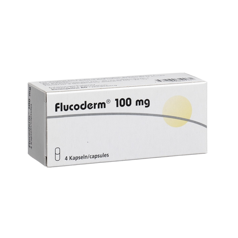 Flucoderm caps 100 mg blist 4 pce, image 2 sur 2